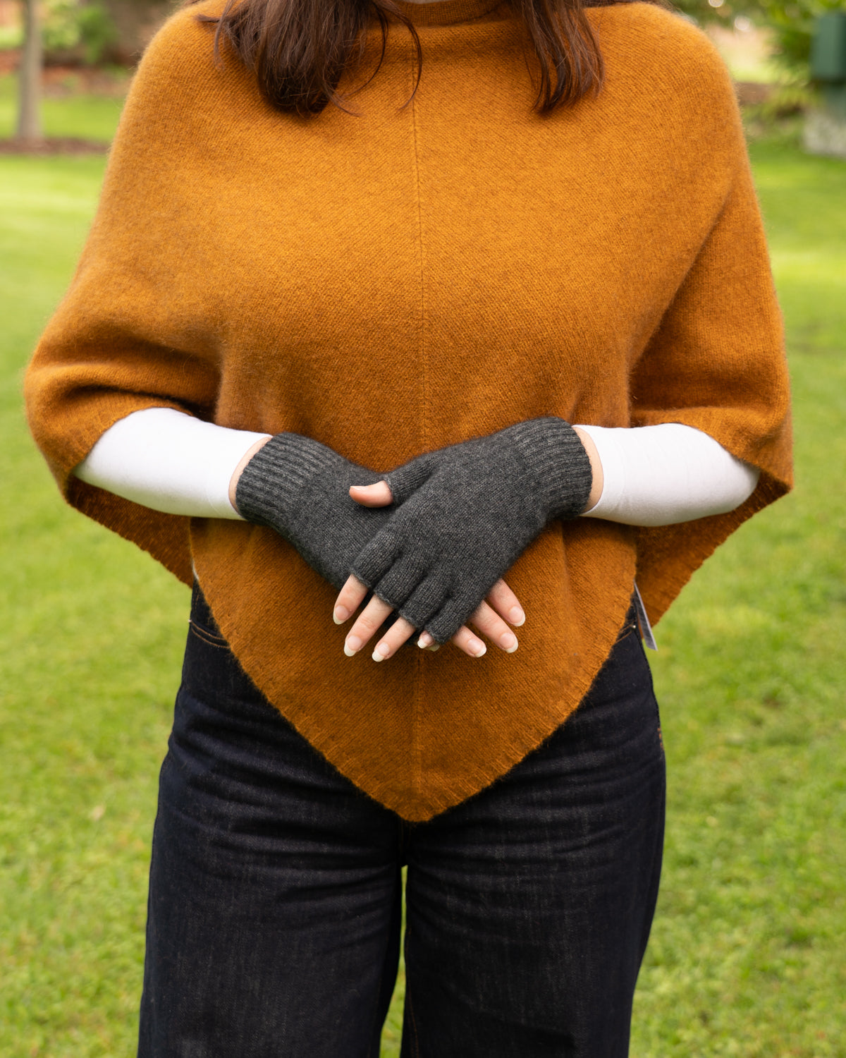 Gloves Fingerless Possum Merino
