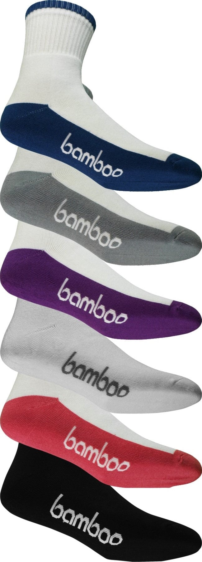 Bamboo Sports Crew Socks Socks Bamboo Textiles 