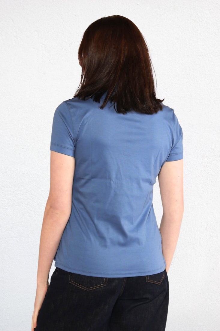Women's ETL Cotton Polo Shirt - Dk Blue