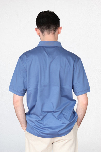 Men's ETL Cotton Polo Shirt - Dk Blue