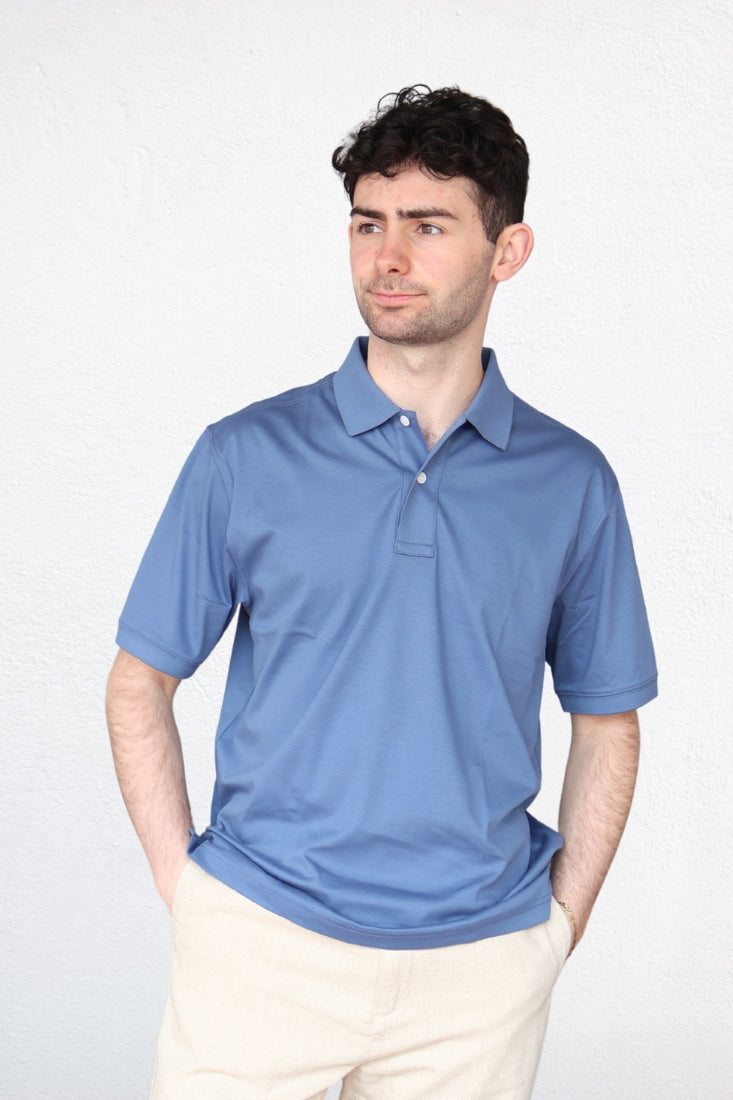 Men's ETL Cotton Polo Shirt - Dk Blue