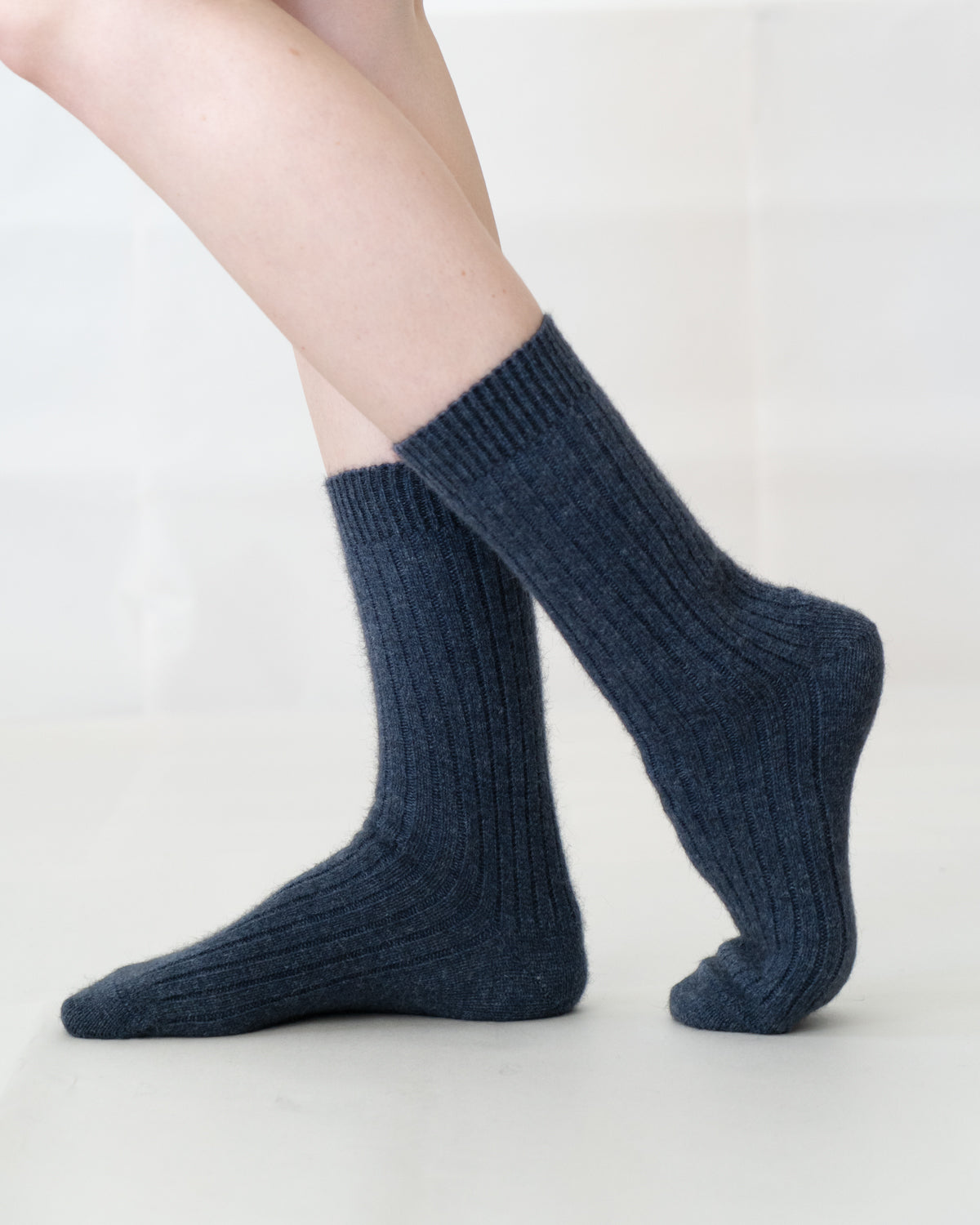 Socks Possum Merino Ribbed