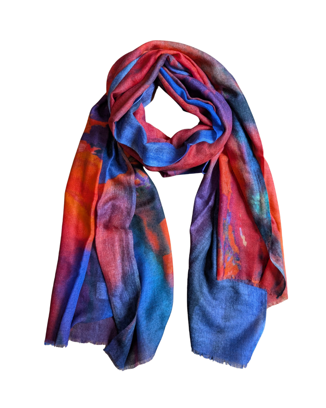Fine Merino Printed Scarf