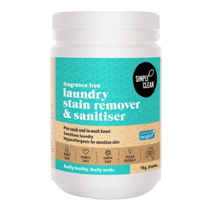 Laundry Stain Remover & Sanitiser Fragrance Free 1kg