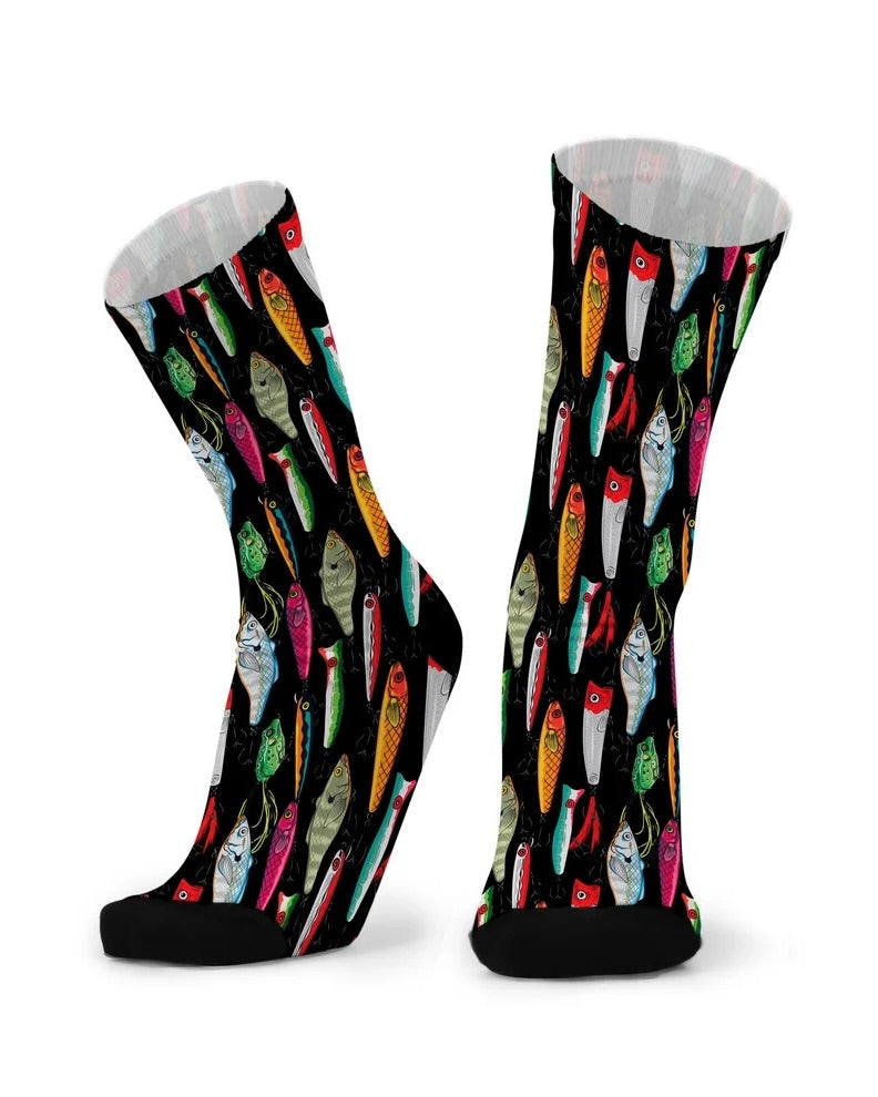 Socks Bamboo Pattern Unisex Larger & Wider