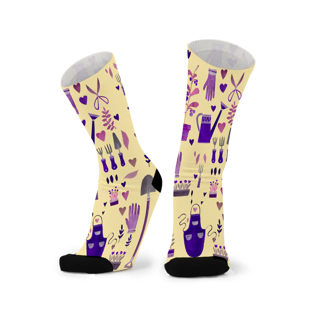 Socks Bamboo Pattern Unisex