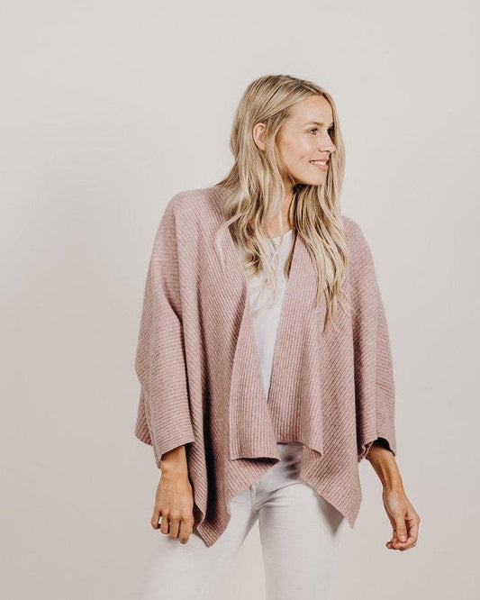 Merino Silk Jetsetter Wrap Jacket