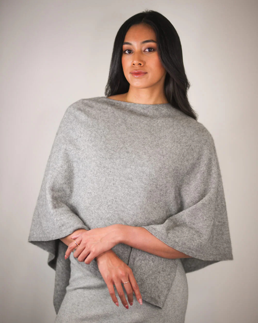 Merino Silk Poncho