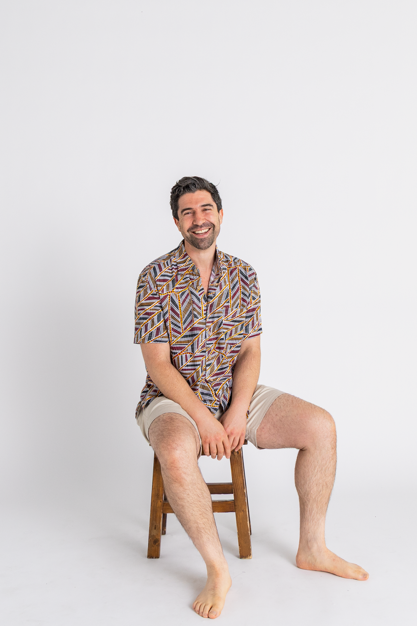 Men's Bamboo Shirt - Yirrkala Dreaming