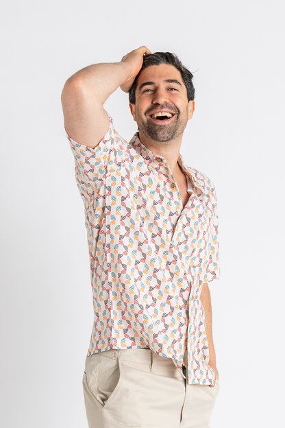 Men's Bamboo Shirt - Dimensions