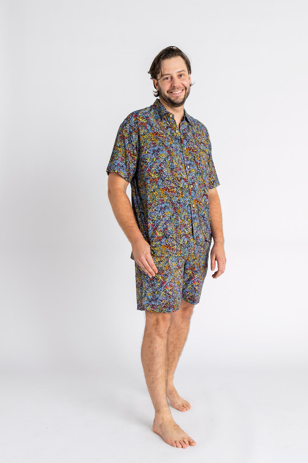 Shirt Bamboo Mens - Bush Banana PLUS