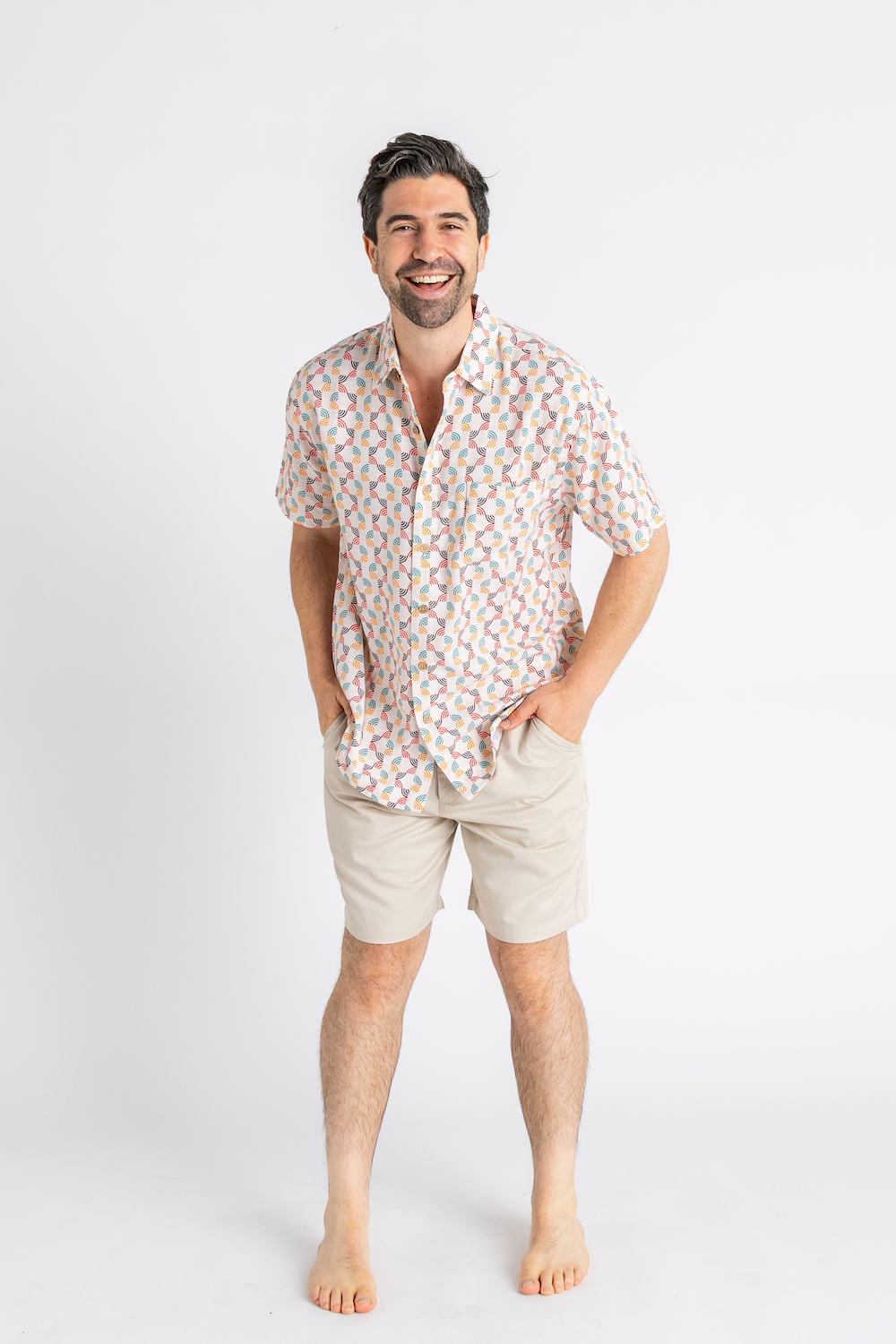 Men's Bamboo Shirt - Dimensions