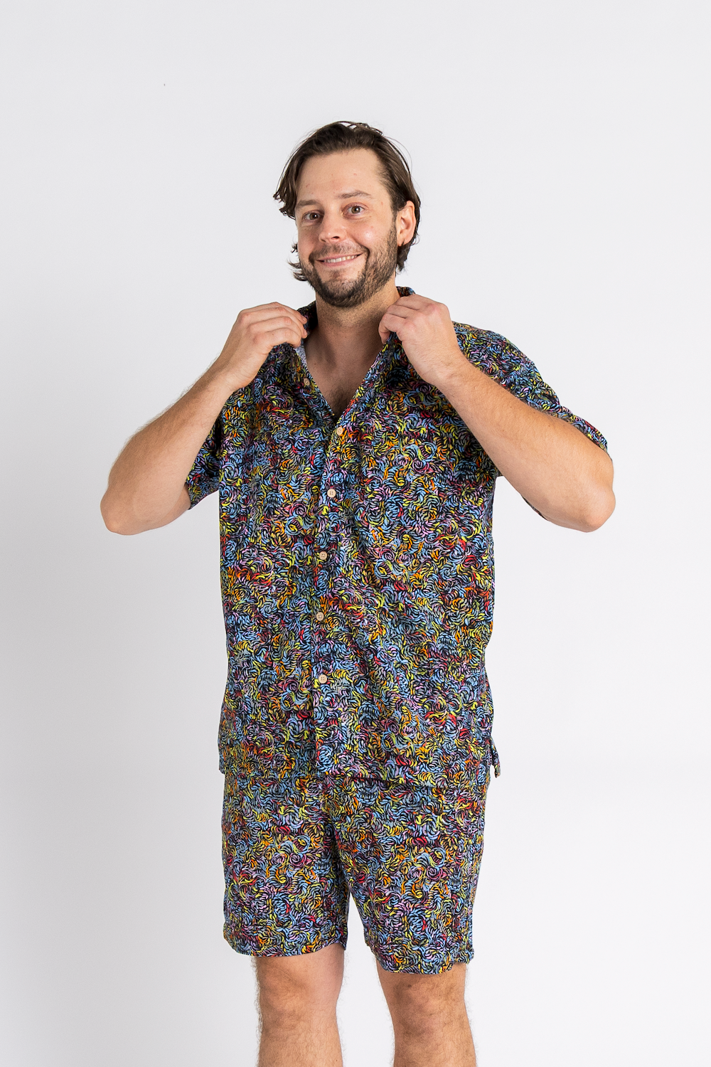 Shirt Bamboo Mens - Bush Banana PLUS
