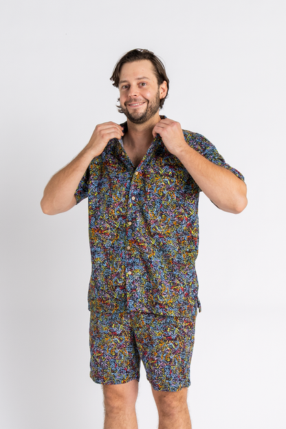 Shirt Bamboo Mens - Bush Banana PLUS