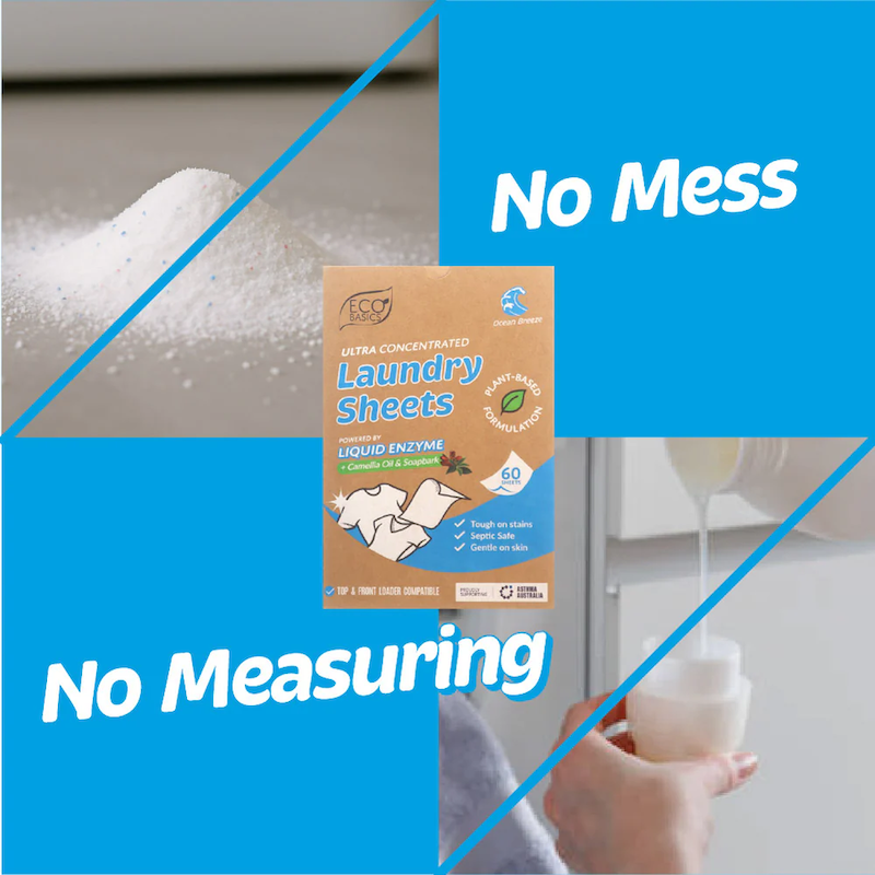 Laundry Sheets 60 Pack Ocean Breeze