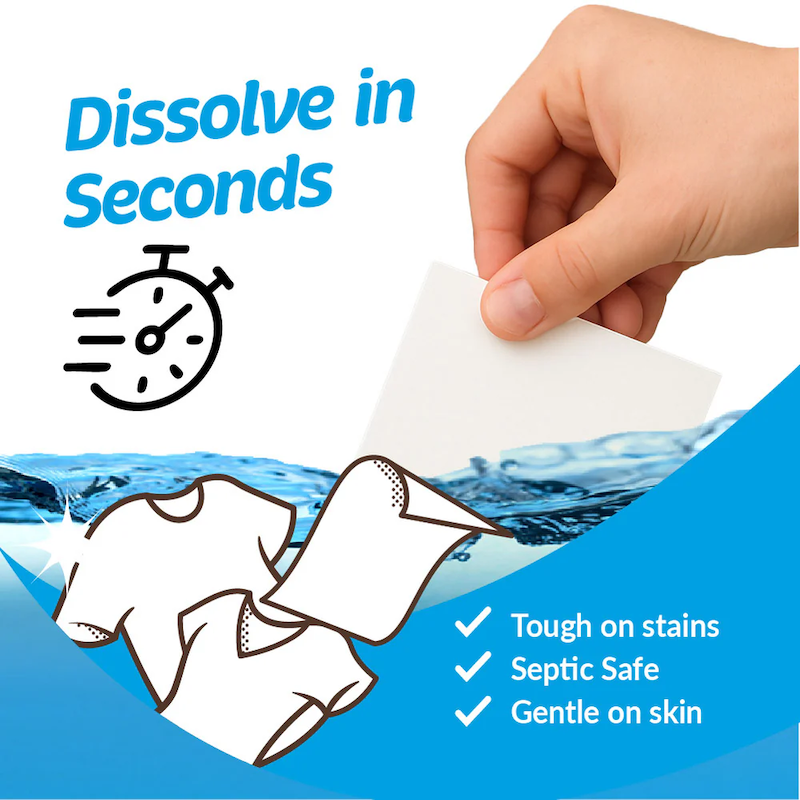Laundry Sheets 60 Pack Ocean Breeze