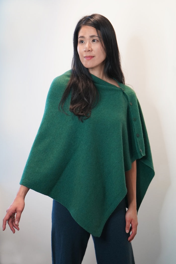 Button Wrap Jacket Merino Silk Button Wrap | Possum Merino Knitwear | Earth to Life