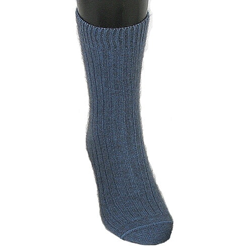 Socks Possum Merino Ribbed Socks Lothlorian Denim XL 