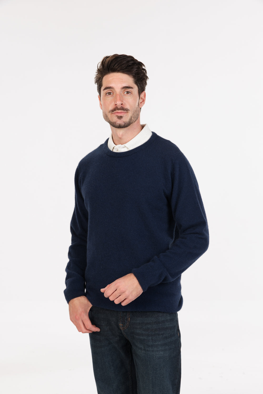 Crew Neck Possum Merino Sweater