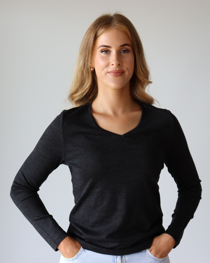 Women's Merino V-Neck Top