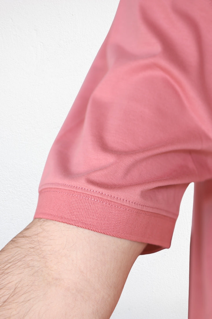 Men's ETL Cotton Polo Shirt - Mid Pink