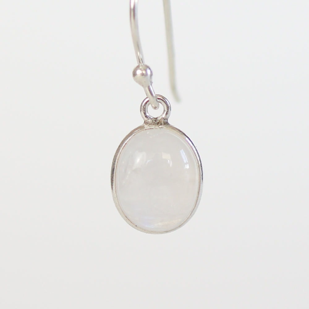 Moonstone Silver Earrings