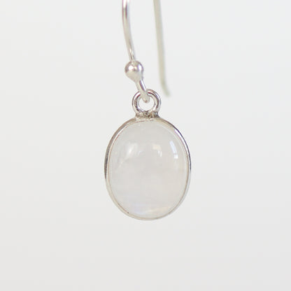 Moonstone Silver Earrings