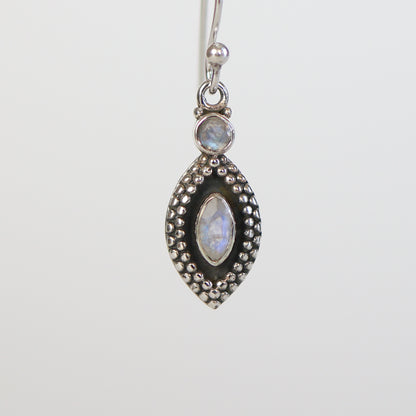 Moonstone Silver Earrings