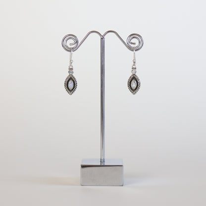 Moonstone Silver Earrings