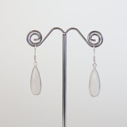 Moonstone Silver Earrings
