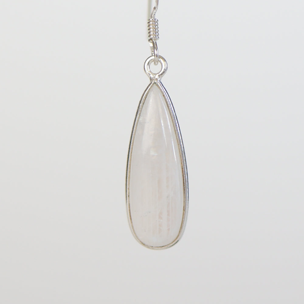 Moonstone Silver Earrings