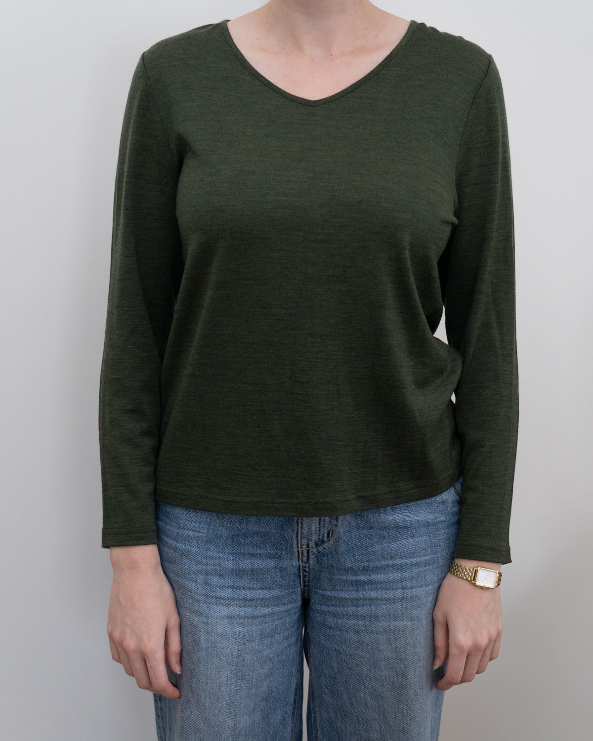 Women's Merino V-Neck Top