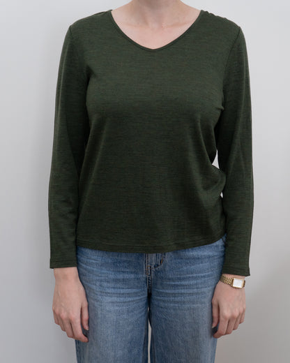 Women's Merino V-Neck Top
