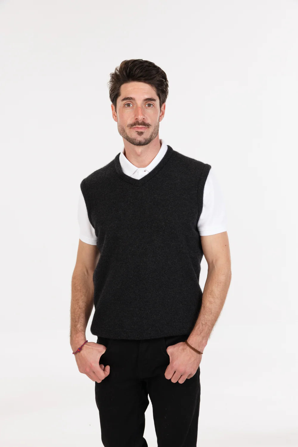Men's Possum Merino Plain Vest