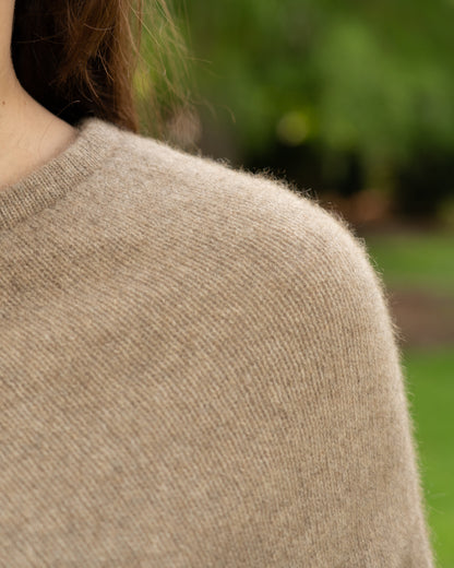 Poncho Possum Merino Classic Natural