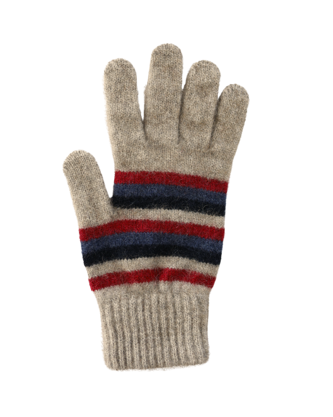 Gloves Possum Merino Striped (mixed)