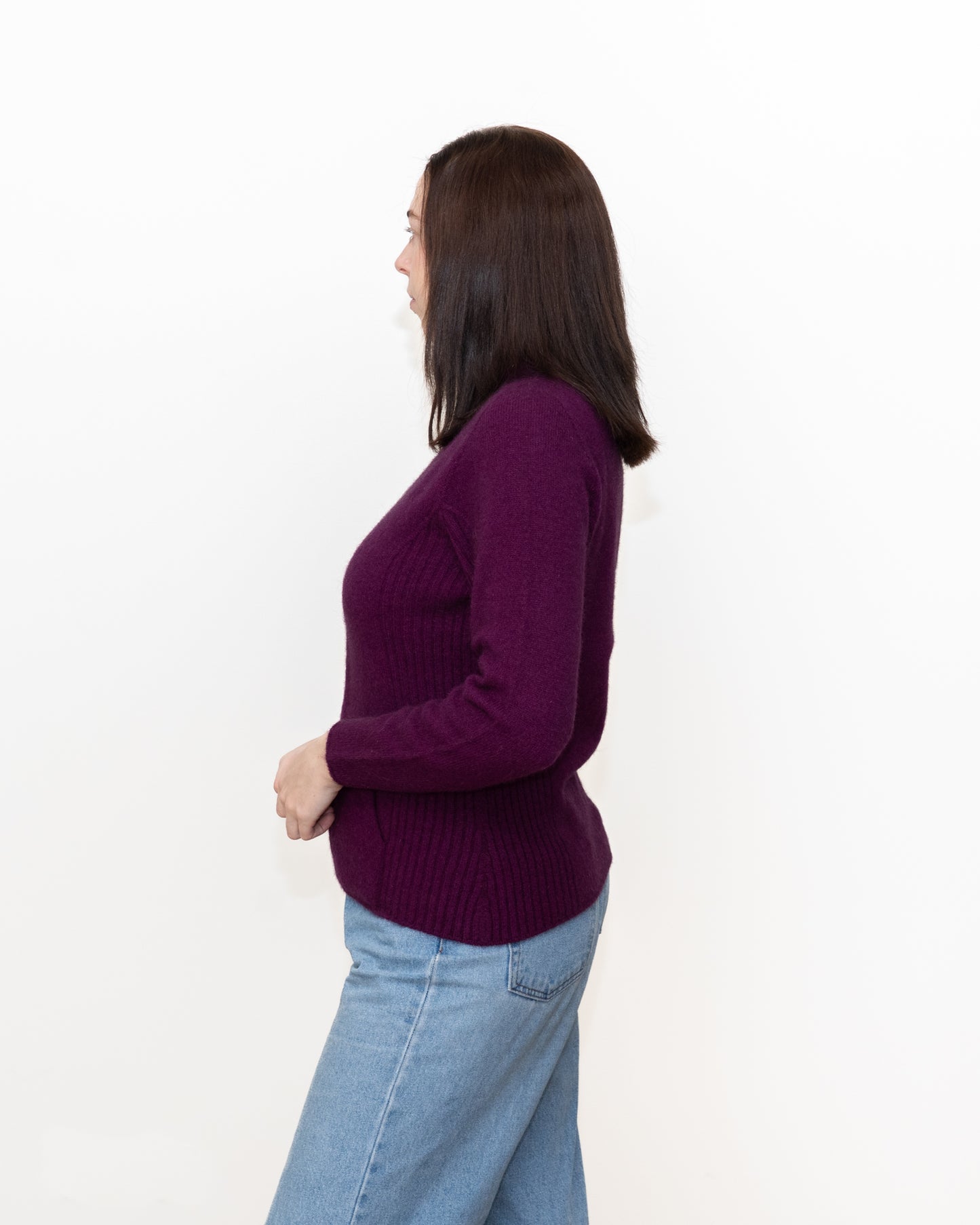 Cardigan Rib Possum Merino