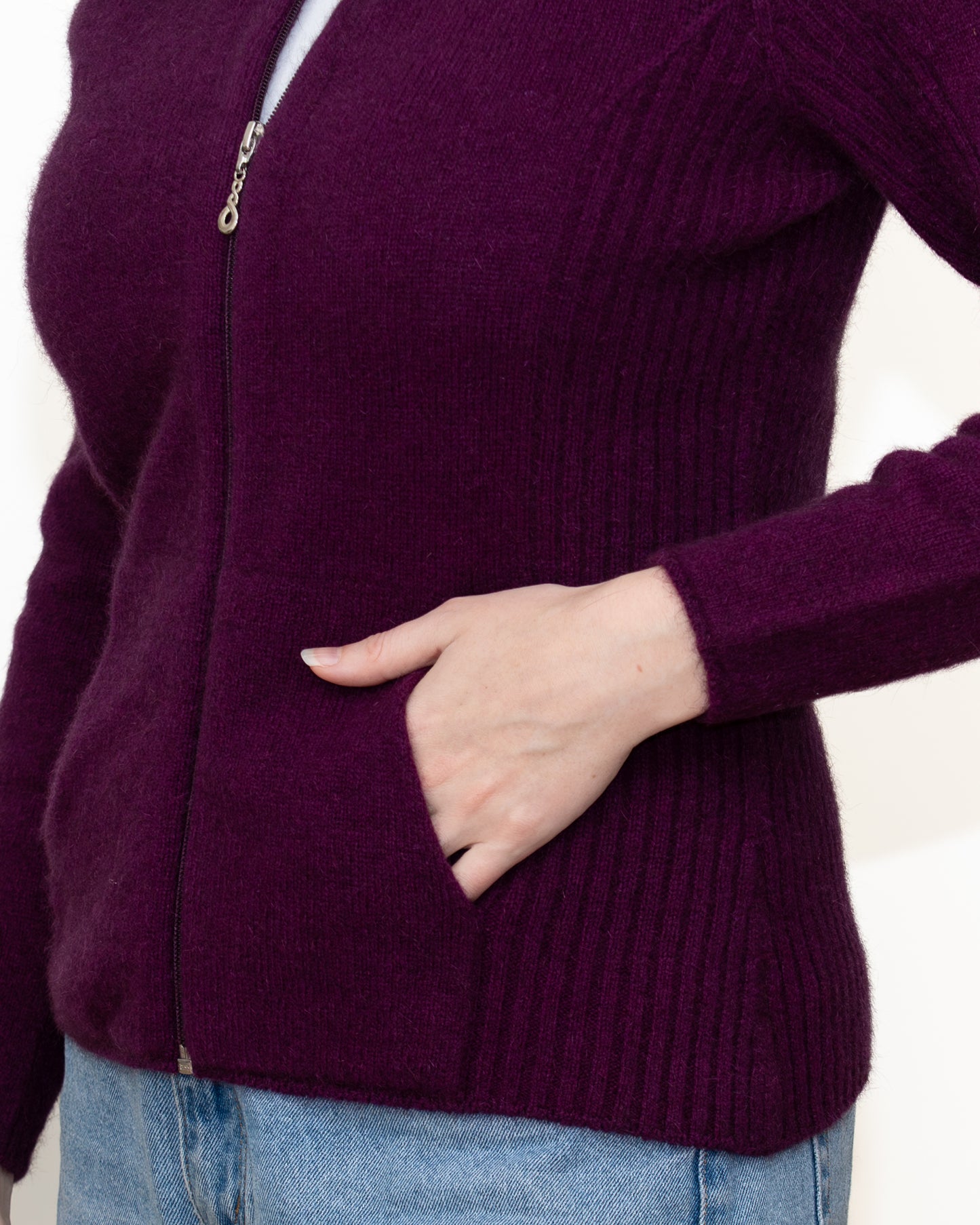 Cardigan Rib Possum Merino