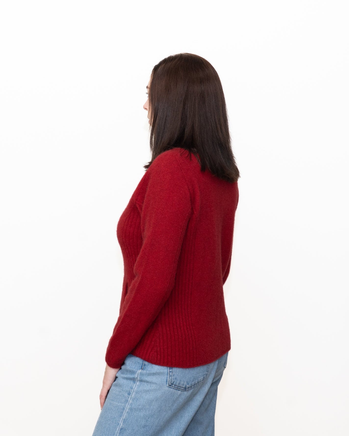 Cardigan Rib Possum Merino