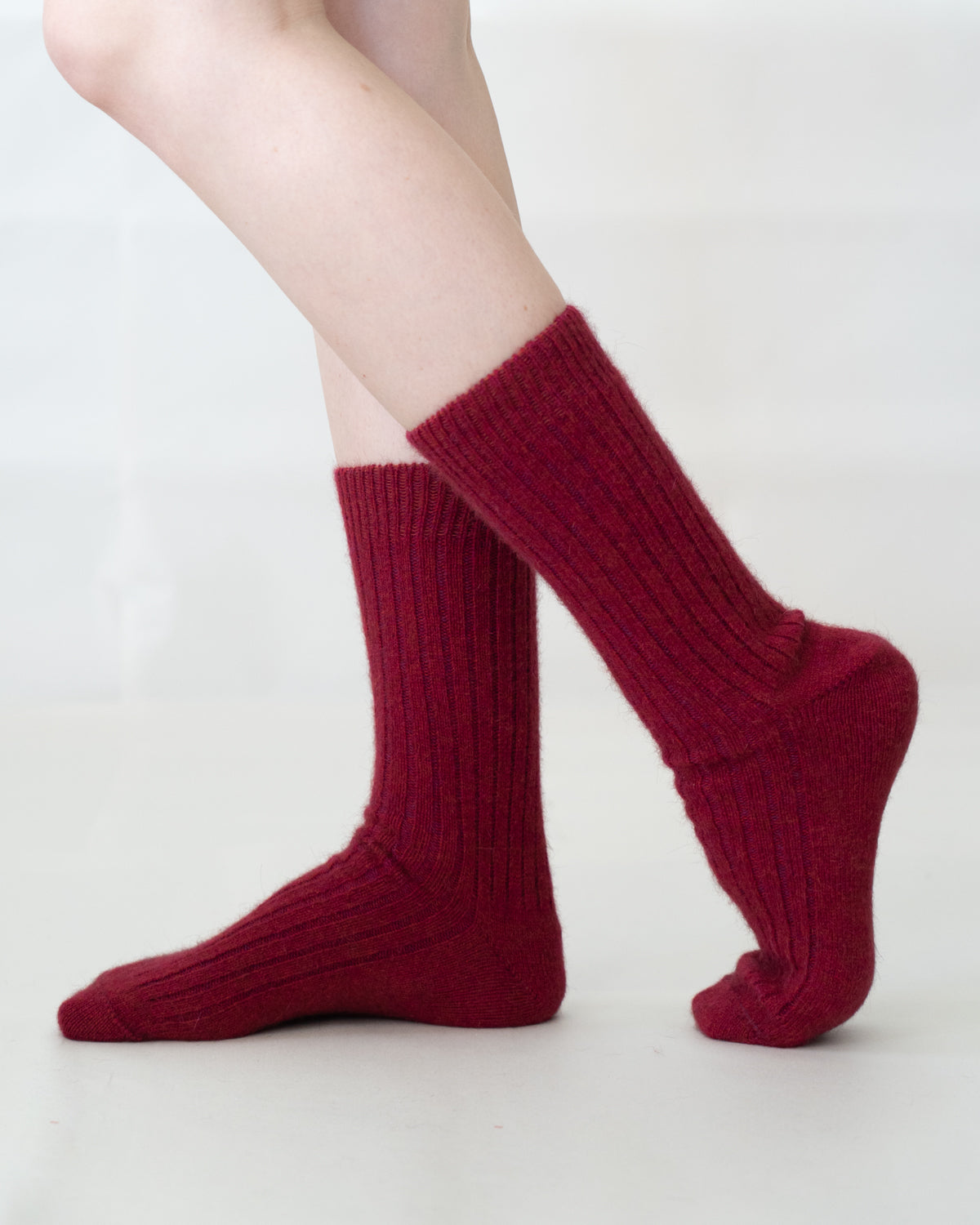 Socks Possum Merino Ribbed