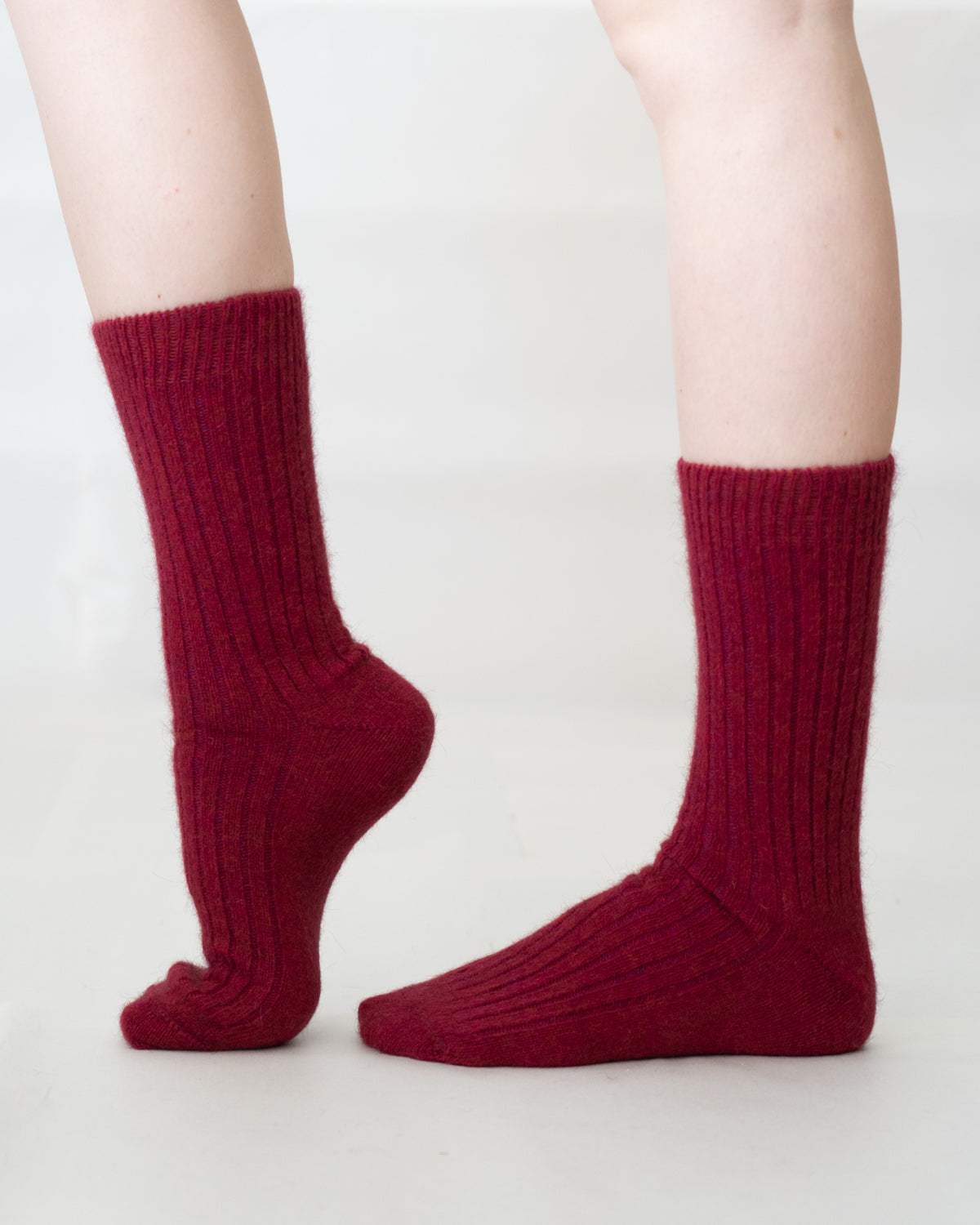 Socks Possum Merino Ribbed