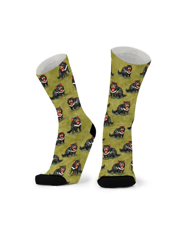 Socks Bamboo Pattern Unisex Larger & Wider