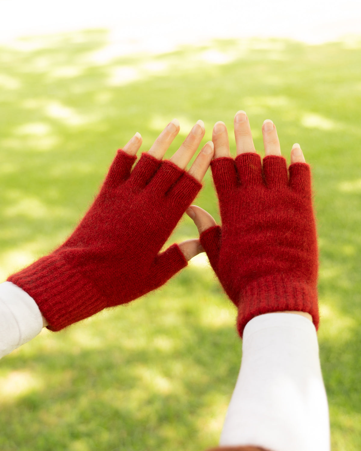 Gloves Fingerless Possum Merino