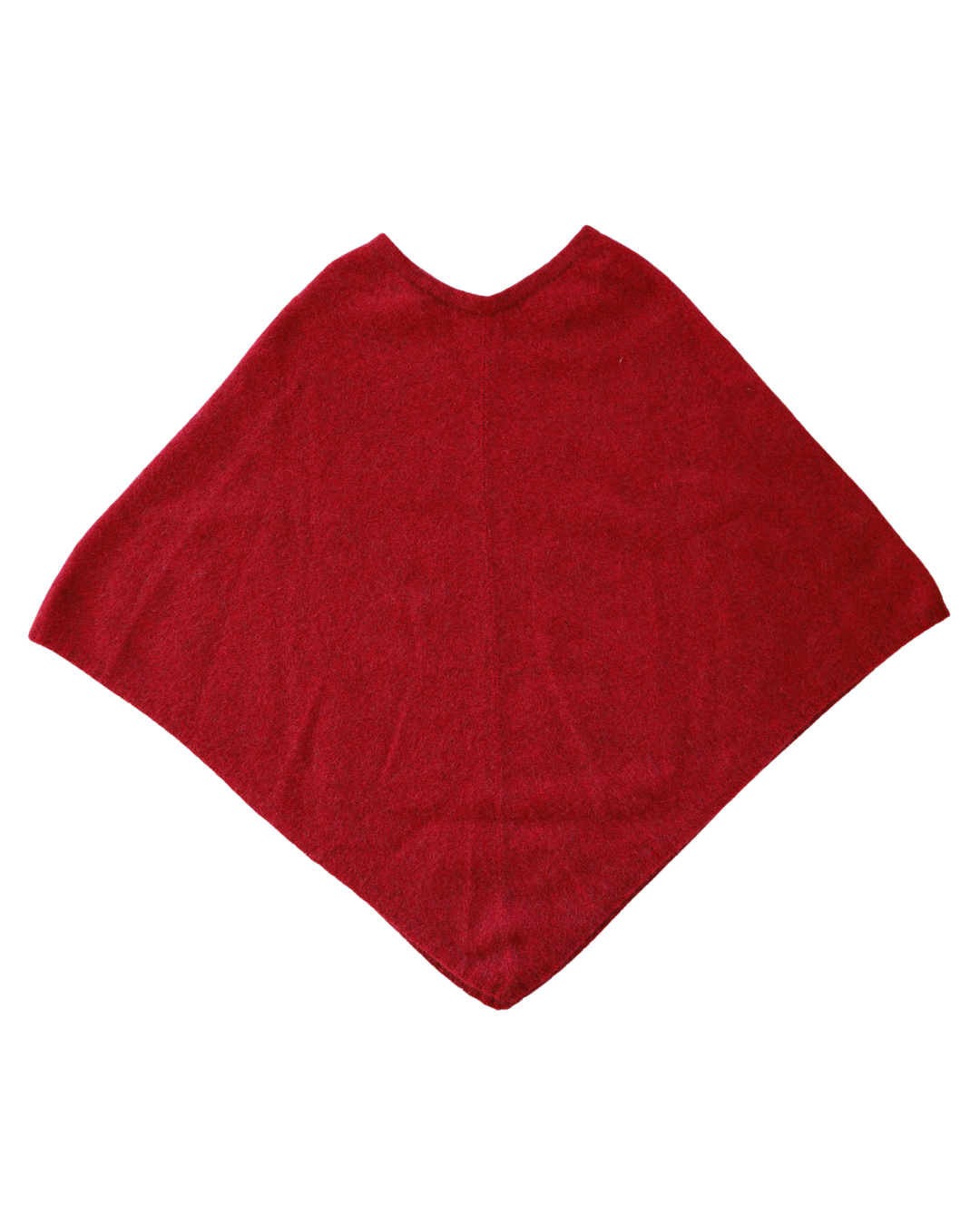 Poncho Possum Merino Classic Red