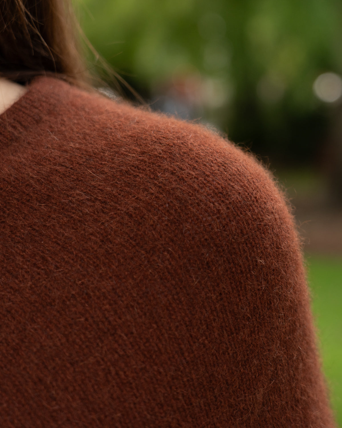 Poncho Possum Merino Classic Russet