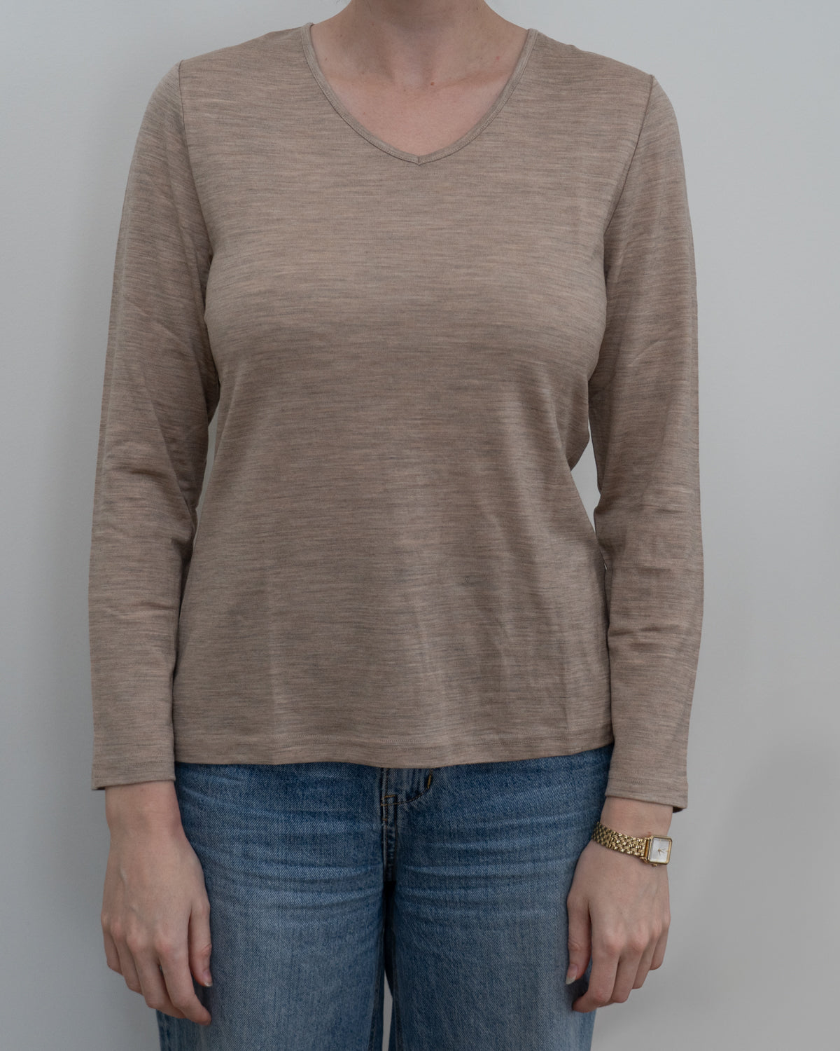 Women's Merino V-Neck Top