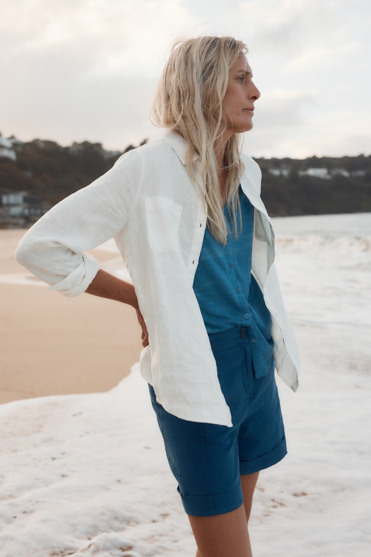 Hazel Branch Linen Shirt