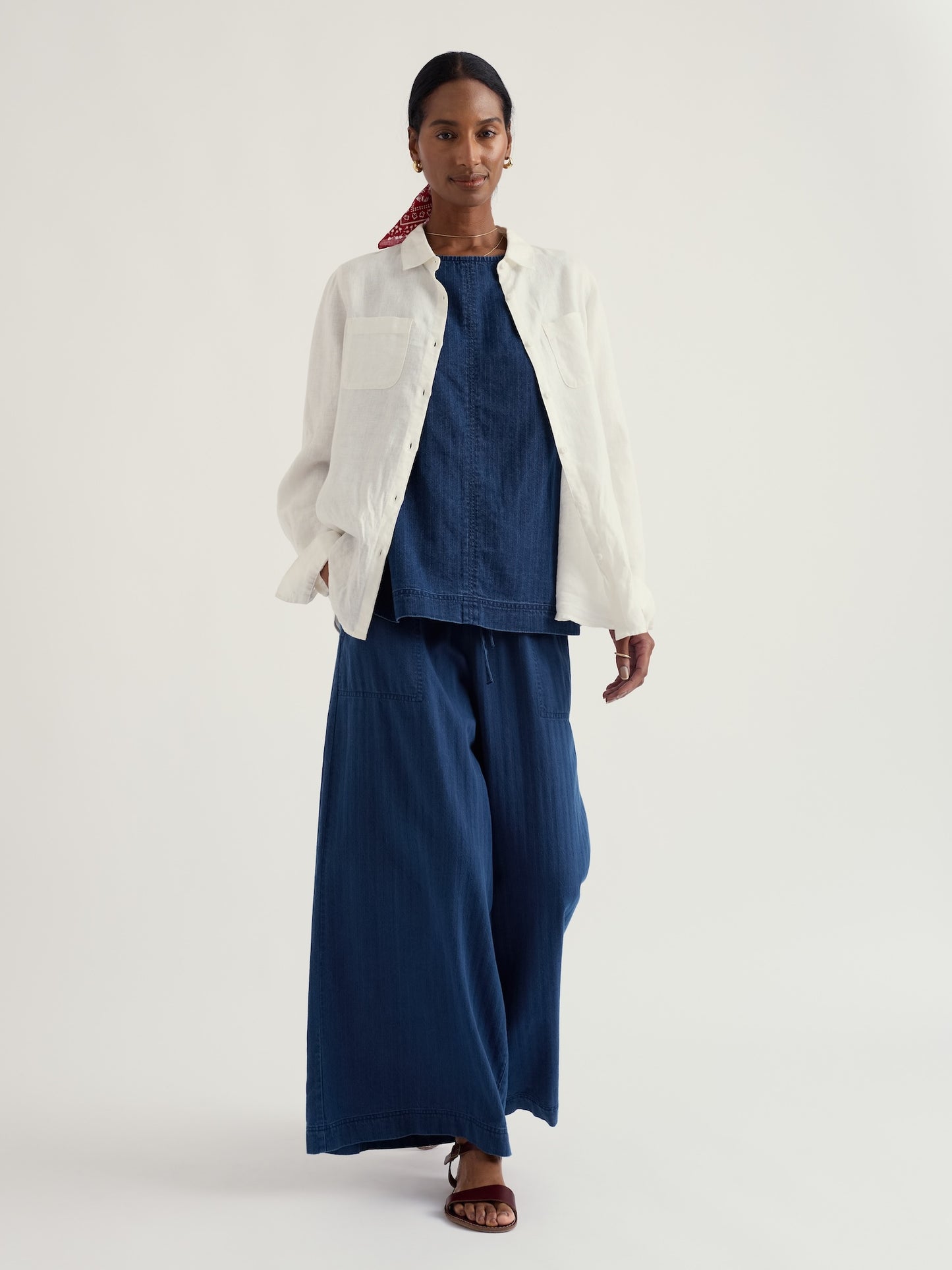 Hazel Branch Linen Shirt