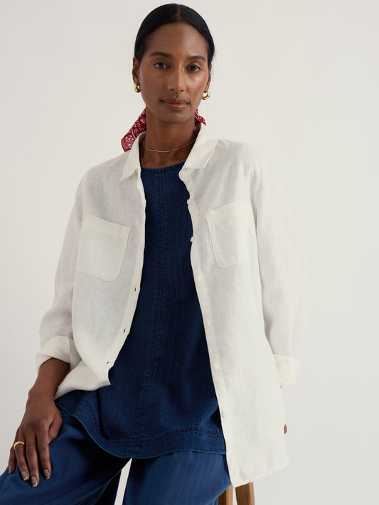 Hazel Branch Linen Shirt