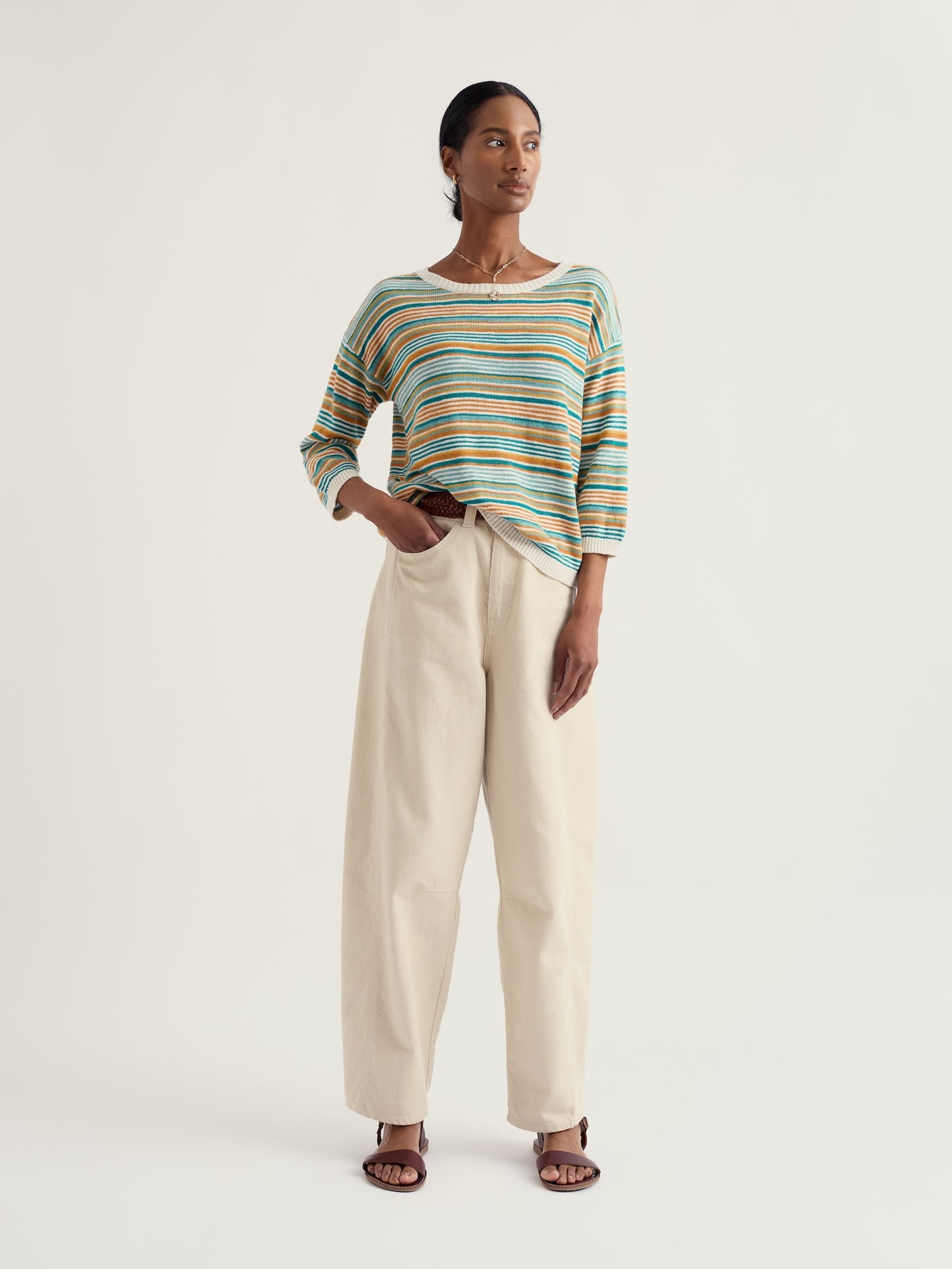 Women's Knavock Striped Jumper